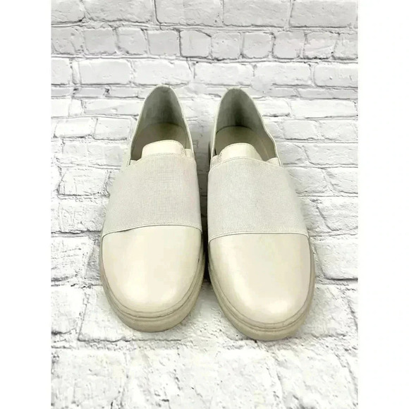 Lori Goldstein Slip On Shoes Sz 9 M Ash Grey Leather Cushion Womens Brint - Picture 8 of 8